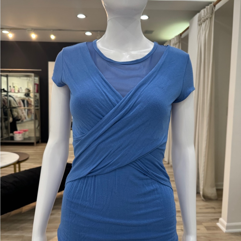 Elegant Blue Women's Top